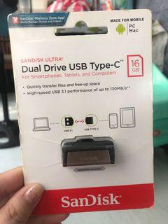 SANDISK DUAL DRIVE OTG FOR TYPE C