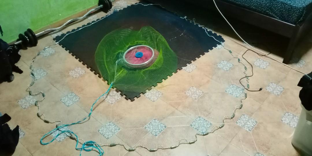 Easy throw casting net, Sports Equipment, Fishing on Carousell