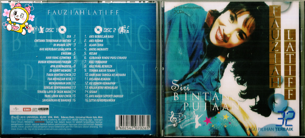 L 37 Fauziah Latiff Siri Bintang Pujaan 2014 2 Cd Music Media Cds Dvds Other Media On Carousell