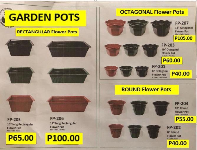 Flower Pots For Sale Gardening Garden Tools Supplies On Carousell