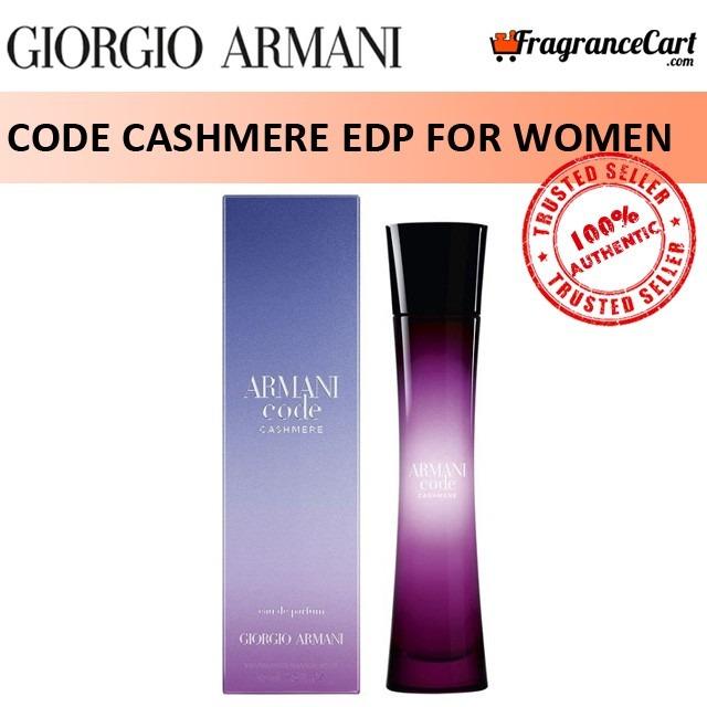 Giorgio Armani Code Cashmere EDP for Women 30ml Eau de Parfum Purple Brand New 100 Authentic Perfume Fragrance