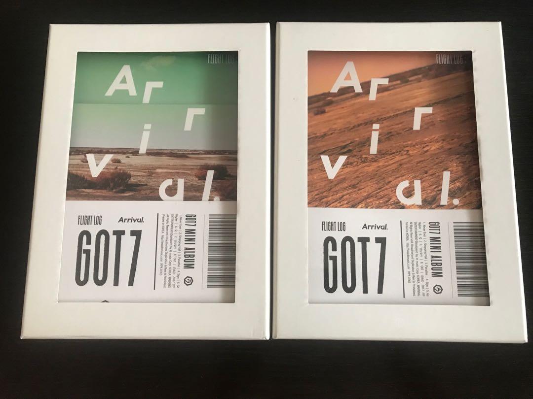 Got7 First Press Flight Log Arrival Album Entertainment K Wave On Carousell