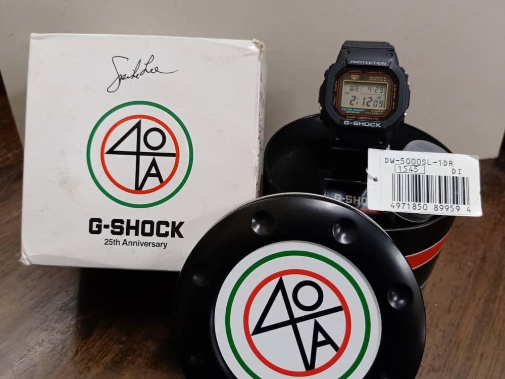 未使用‼️G-SHOCK DW-5000SL-1JR SPIKE LEE 25周年 DW-5000SL-1 スパイク・リー コラボレーションモデル – G-BRIDGES