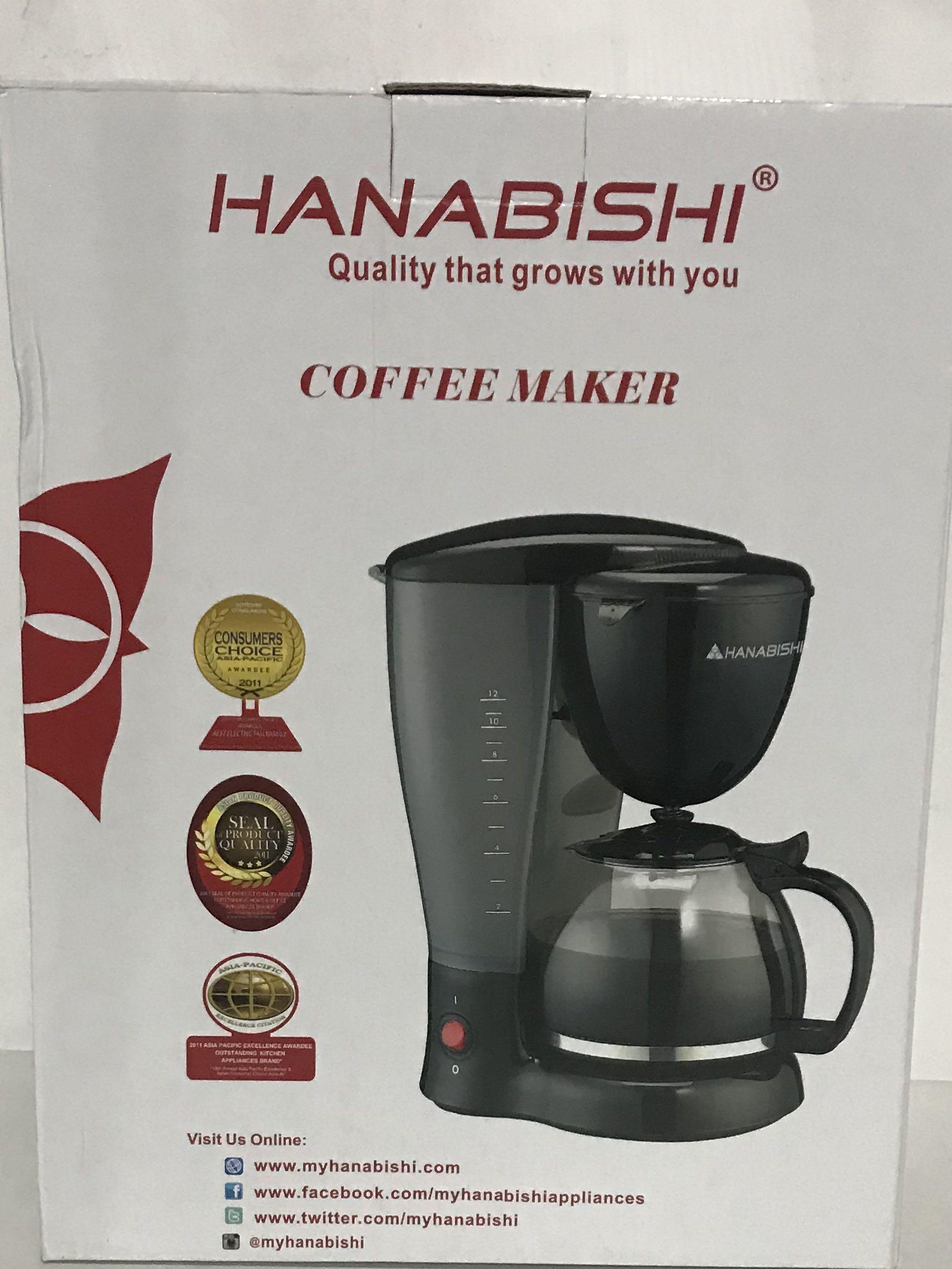 Hanabishi Coffee Maker Home Furniture Home Appliances Other Kitchen Appliances On Carousell