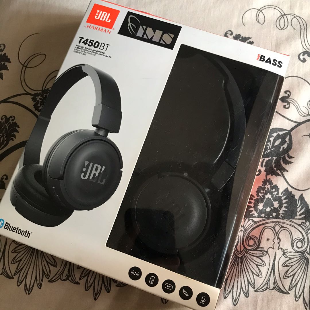 Headphone JBL T450BT Bluetooth Original, Musik \u0026 Media, Aksesoris di  Carousell