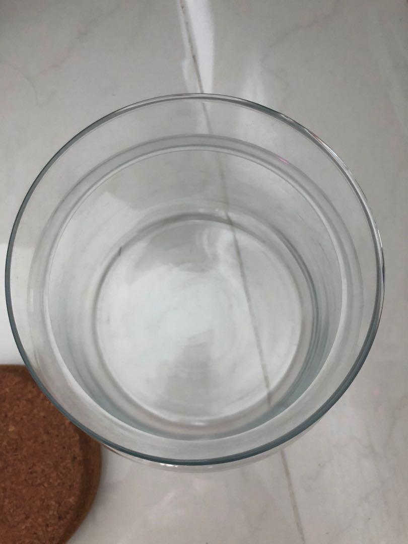 IKEA sinnerlig glass jar with cork lid, Furniture & Home Living