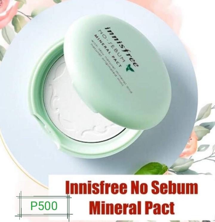 Innisfree no sebum mineral pact (Category: Face Care) located in Cavite. Submitted by cess2929 (Listing ID 1004727165, Image 1). Description: Sale! Sale! Sale! Original korean products.