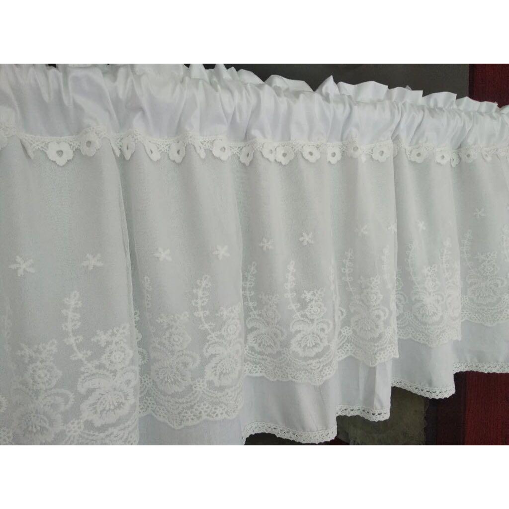 Lace Window Curtain Dapur Langsir Furniture Home Living Home Decor Other Home Decor On Carousell