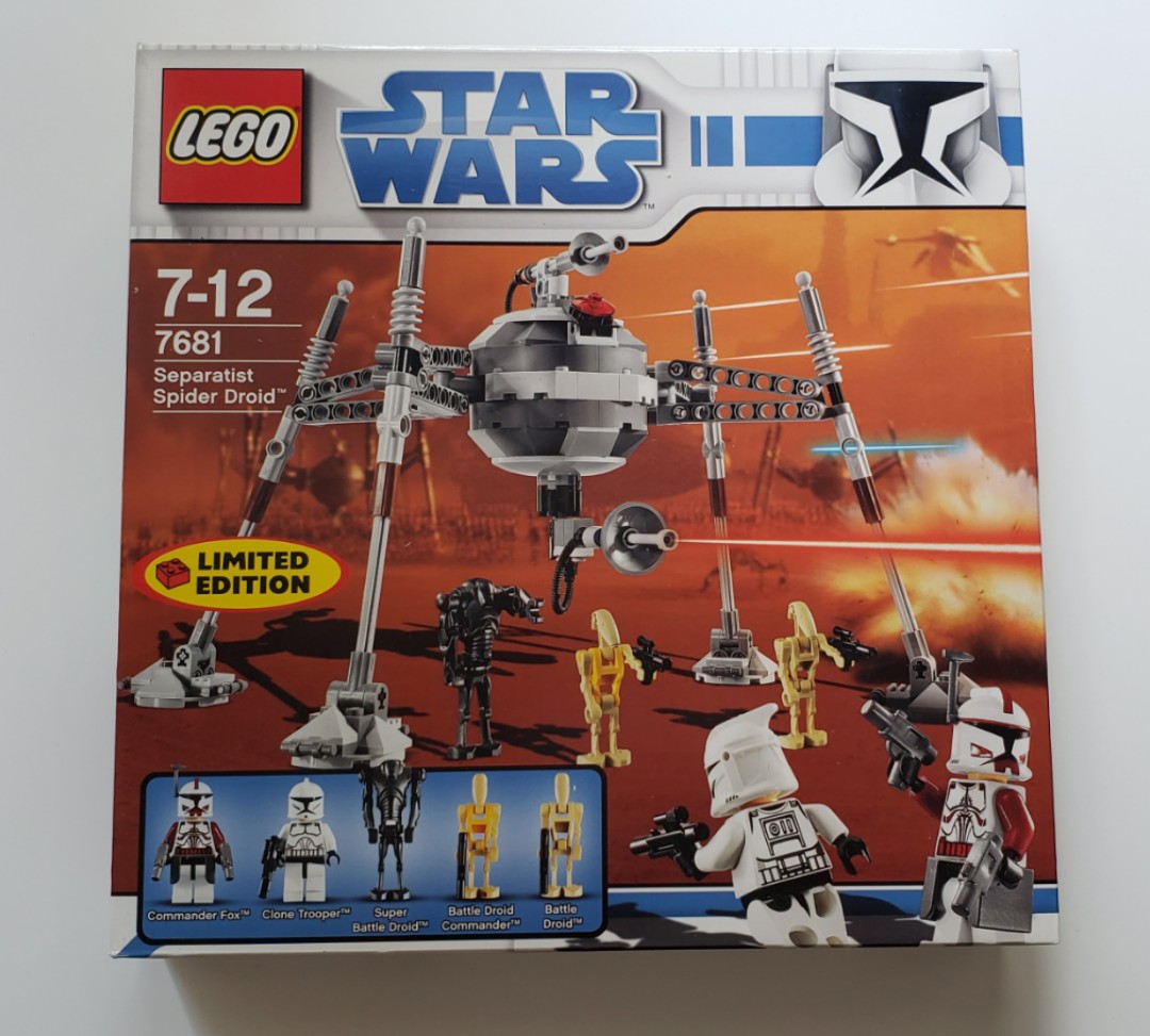 Lego Star Wars 7681 Wars-Separatist Spider Droid, 玩具& 遊戲類- Carousell