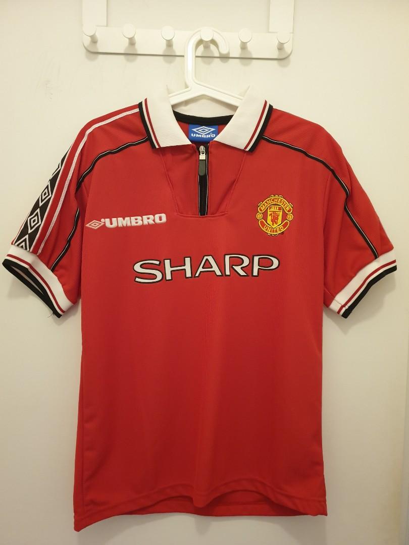 Manchester United Vintage Jersey Sports Sports Apparel On Carousell