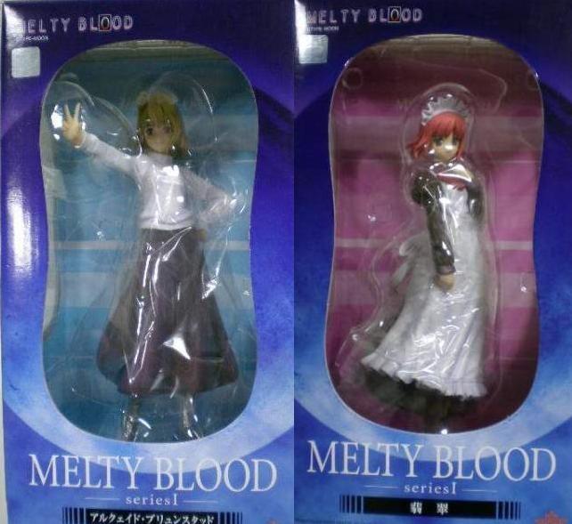 Megahouse 月姬Melty Blood Aruceid & Ciel & 紫苑& 翡翠& 琥珀1比8