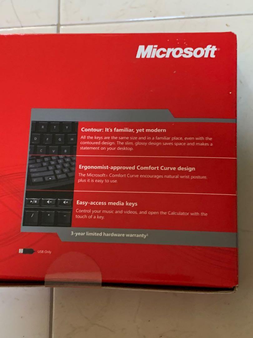 Microsoft keyboard, Computers & Tech, Parts & Accessories, Computer