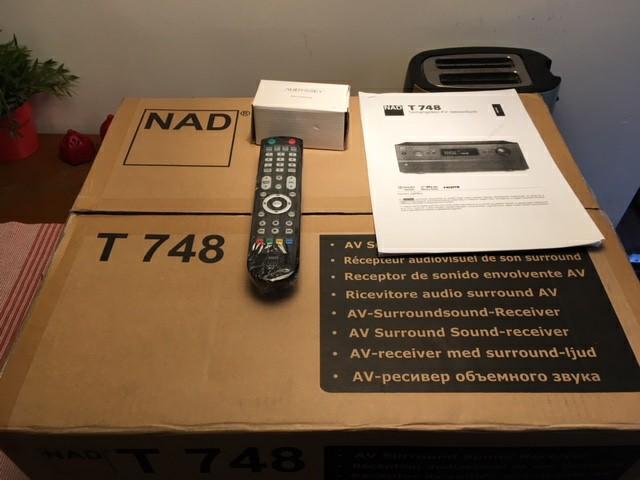 Nad t748 av receiver 7.1 channel (Category: Soundbars, Speakers & Amplifiers) located in Manila. Submitted by vespa.flyscreen (Listing ID 1004703520, Image 3). Description: 👉READ 👉🔍👀👇👇👇 👉(For Serious Buyer)👈 ✅Selling P25k Last Price ✅Store Pric P49k Pick up Nr. Pureza Sta.mesa. ✅Like New, Seldom Used, Upgrade to h Higher Model, Complete with Box, Manual Book, Remote, Antenna, Calibration Mic. 👇 ✅NAD T748 V2 Sound Audio Component Receive