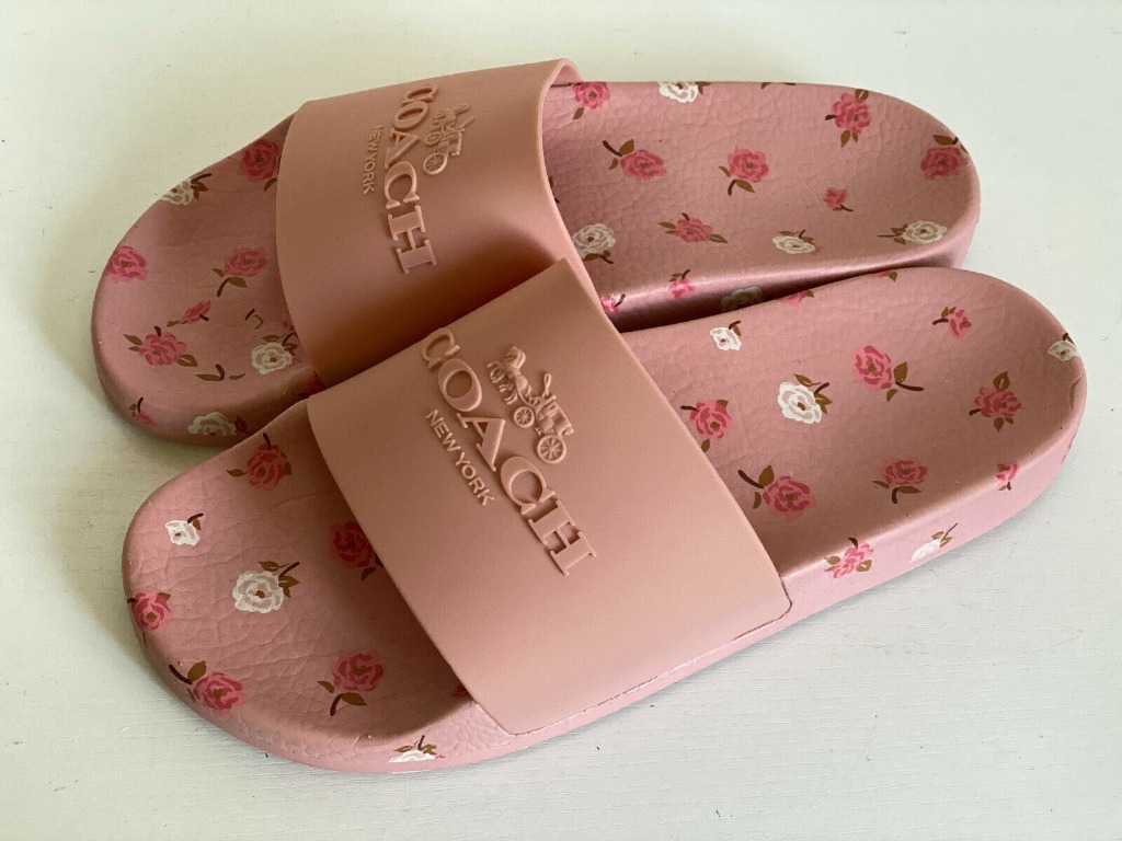Coach clearance pink slides