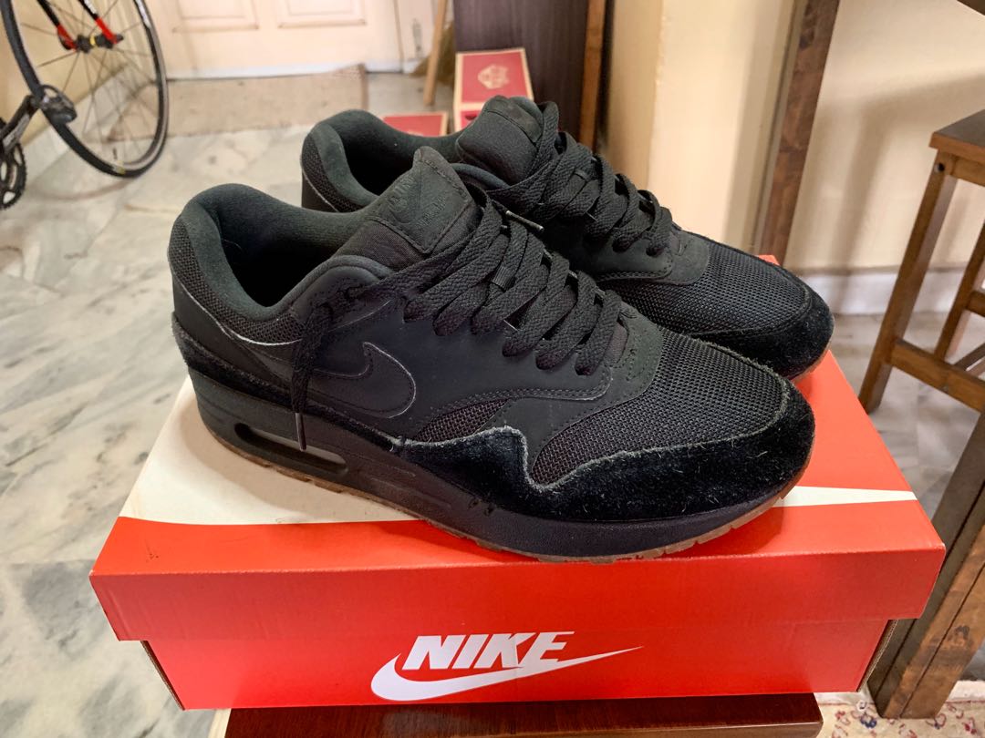 Nike Air Max 1 Black Gum Men s Fashion Footwear Sneakers on