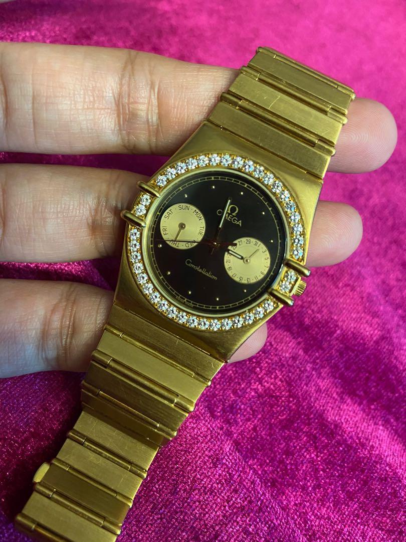 Omega Constellation Day/Date Diamond 
