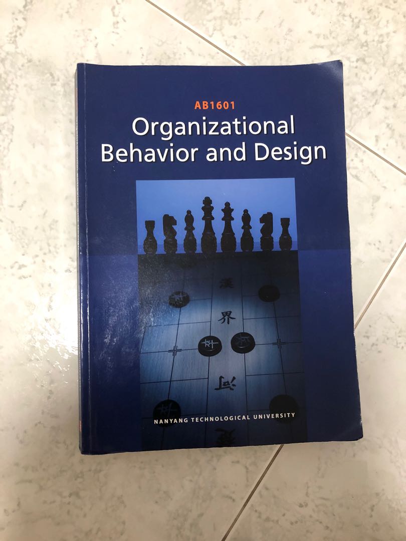 Organisational Behavior and Design textbook AB1601, Hobbies & Toys ...
