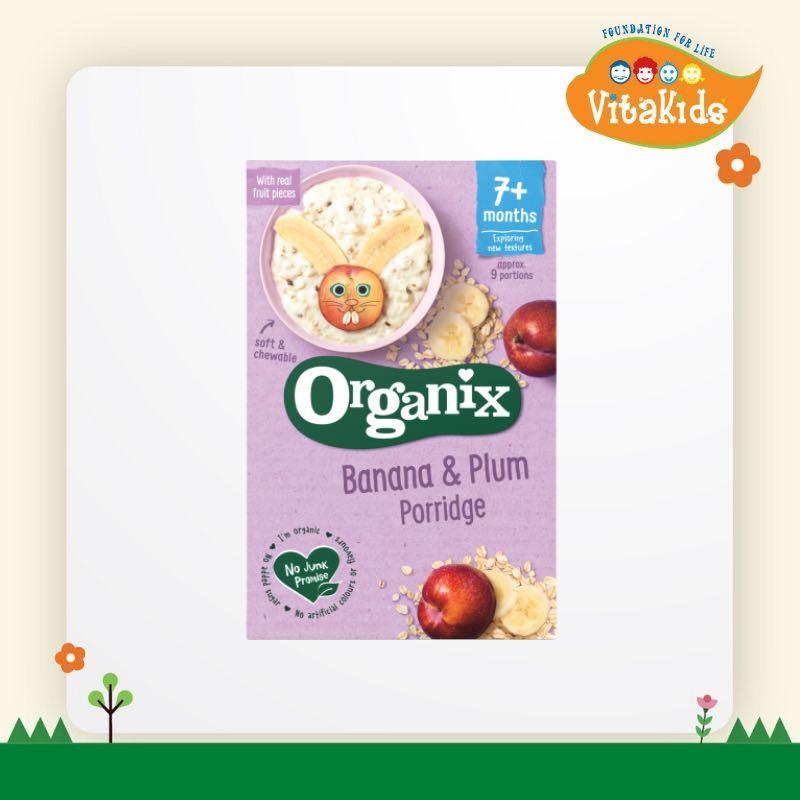 organix banana & plum porridge