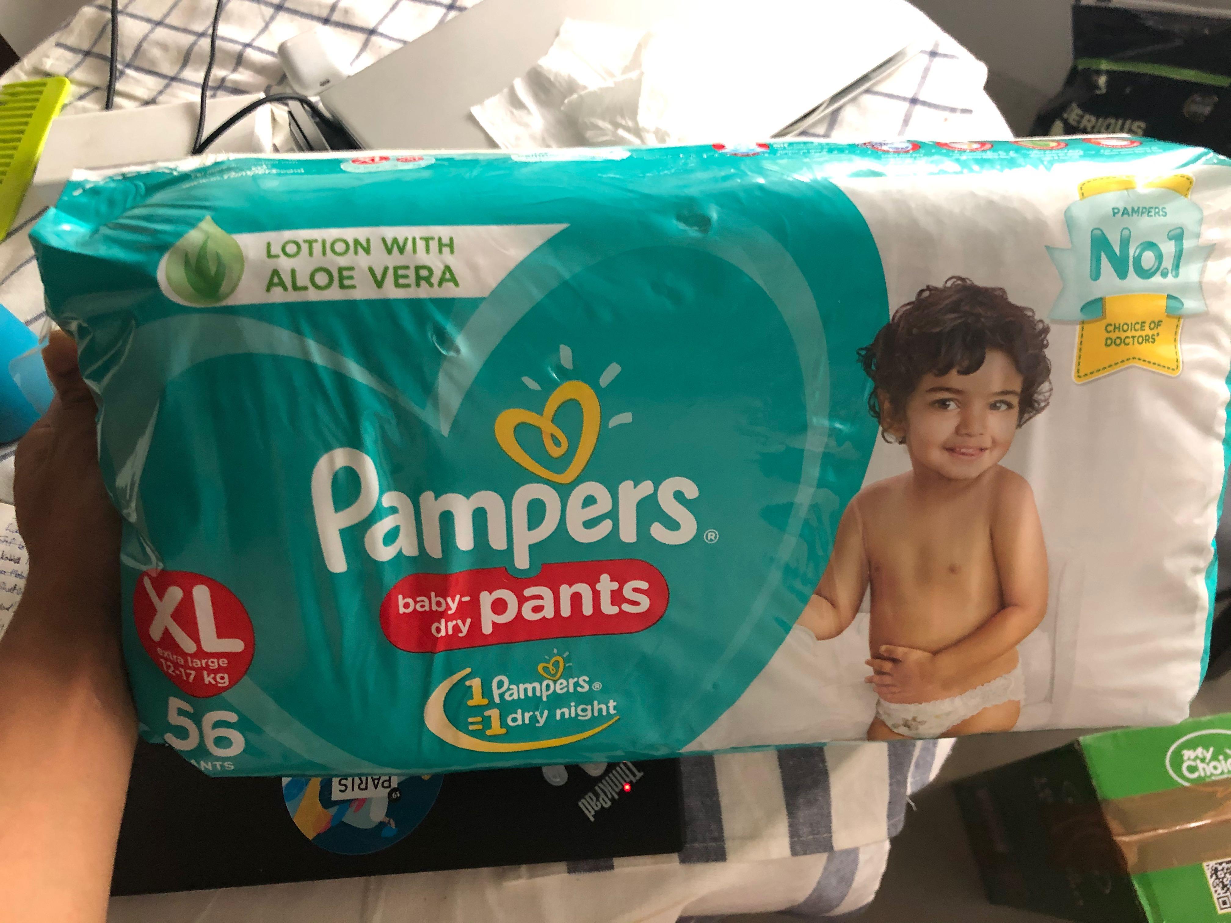 Pampers pants hot sale xl 56 pieces