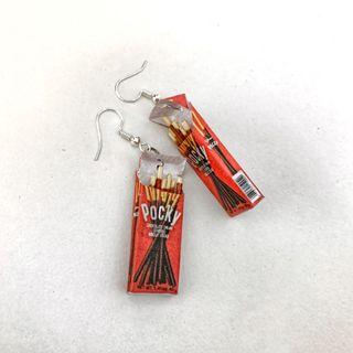 Pocky brand earrings