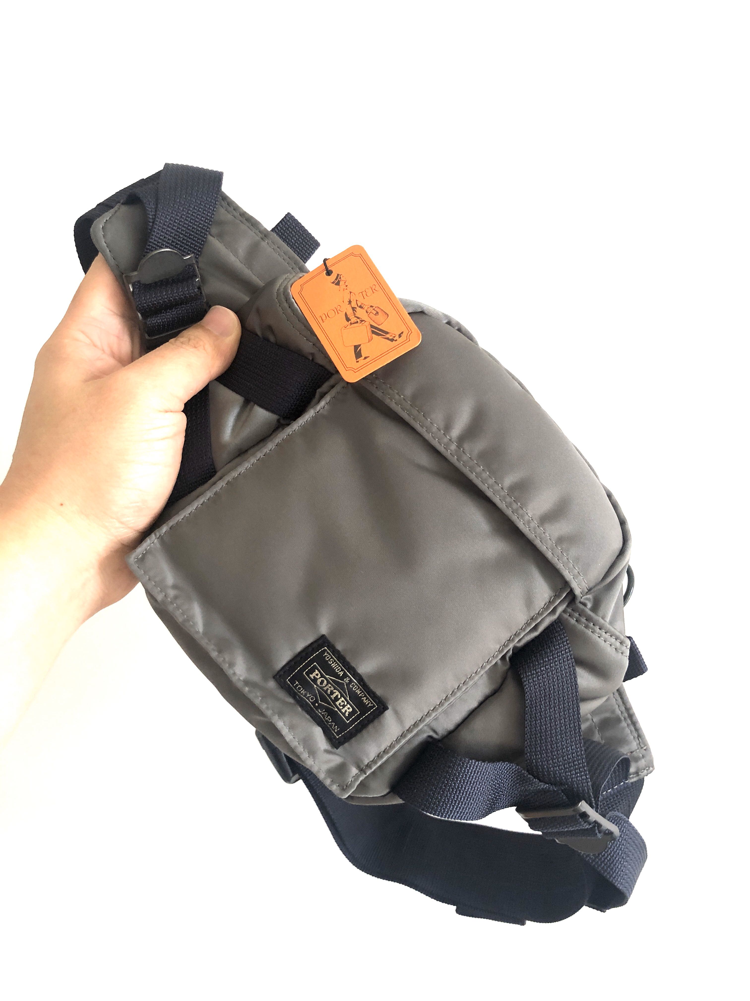 PORTER / PX TANKER Grey/Blue FANNY PACK(376-08391-11) 現貨, 男裝 