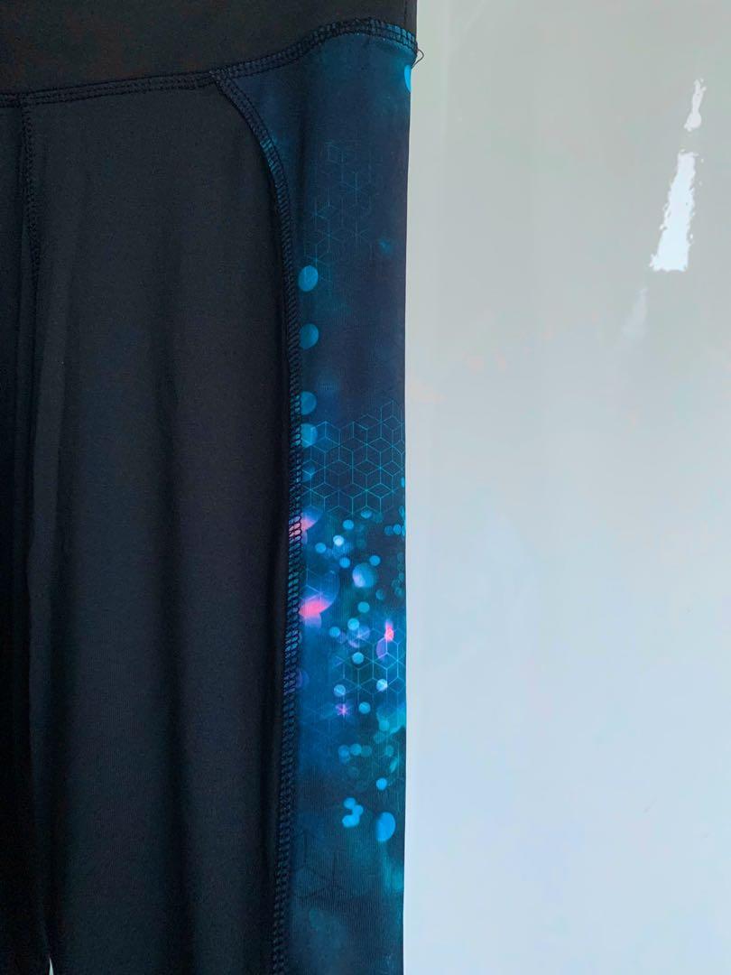 PRIMARK Galaxy Workout Leggings UK8 Men s Fashion Activewear on Carousell