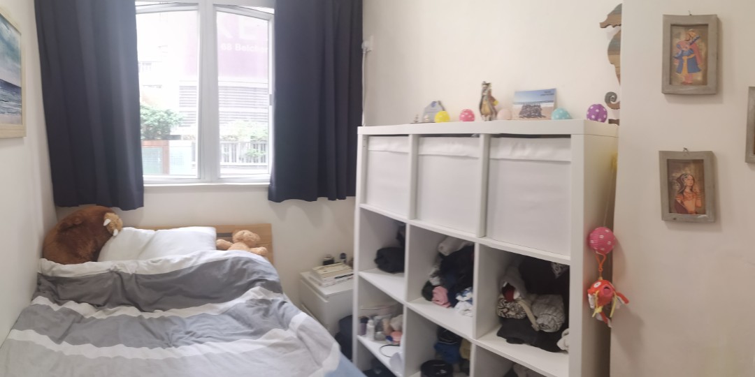 Break lease 1 double bedroom room on share apartment in Kennedy Town 堅尼地城唐樓一房短租