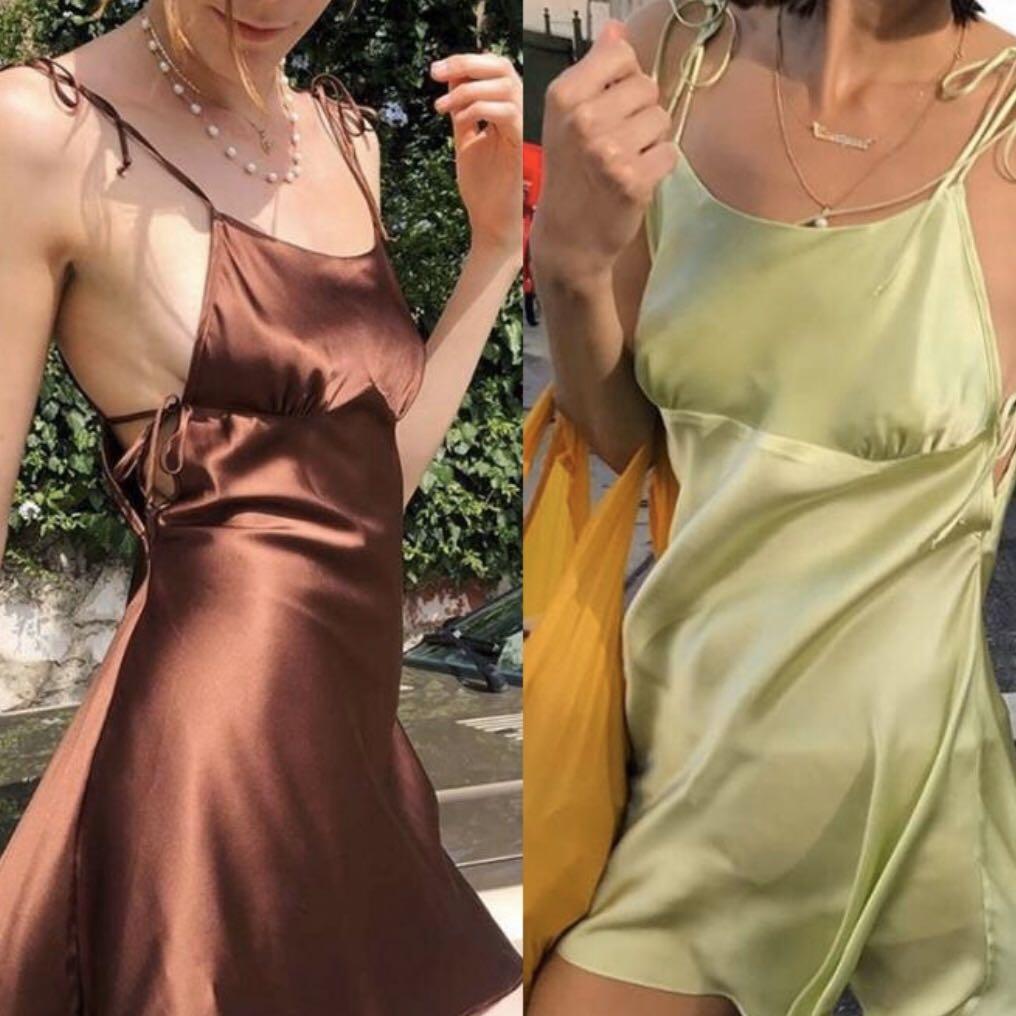 long satin camisole