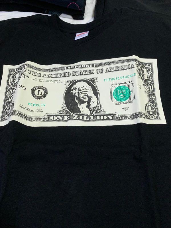 supreme zillion dollar tee
