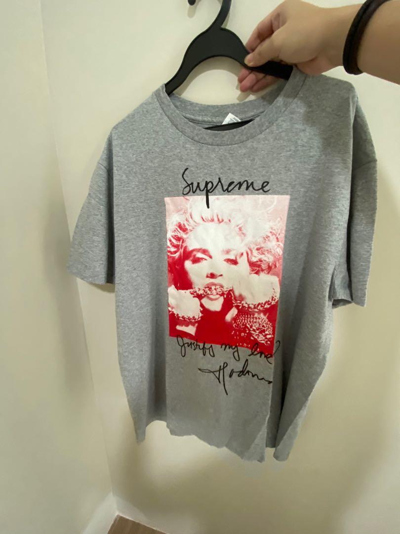 Supreme madonna tee store grey