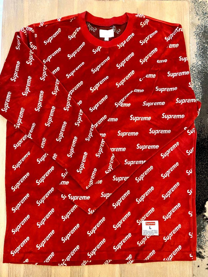 supreme velour shirt