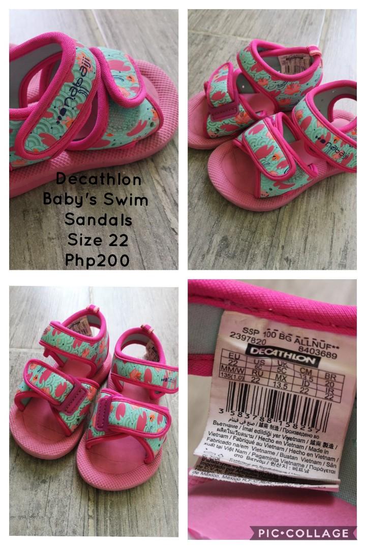 girls swim sandals