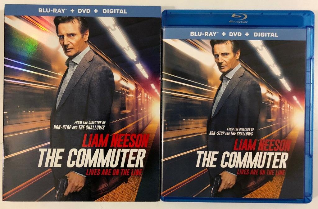 The Commuter Blu Ray Dvd 2 Disc Set Slipcover Sleeve Blu Ray Dvd New No Digital Code Us Import Liam Neeson Original Music Media Cd S Dvd S Other Media On Carousell