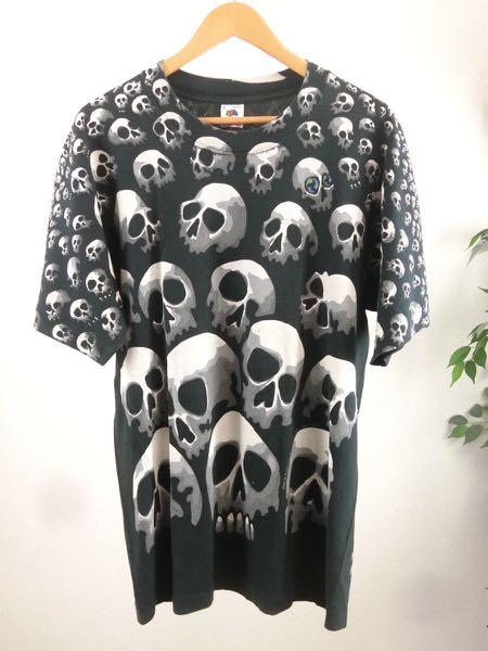 Vintage Liquid Blue Skull Travis Scott T shirt