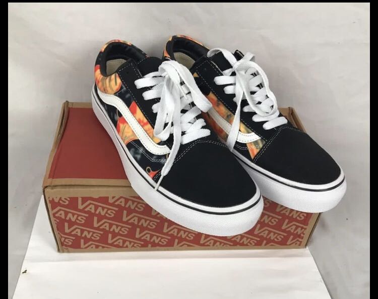 VANS SUPREME FIRE FLAME NEW COME WITH 