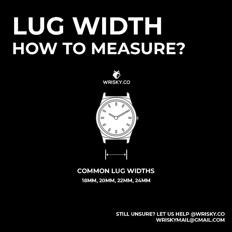 *SOLD* 20/18mm Black Stingray Leather Watch Strap (One Piece only, Once