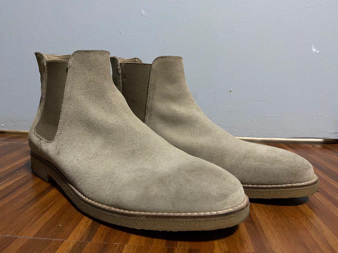 zara mens suede boots