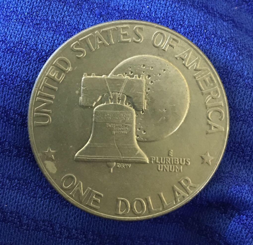 1776-1976 D Bicentennial Issue Eisenhower Liberty Bell One Dollar