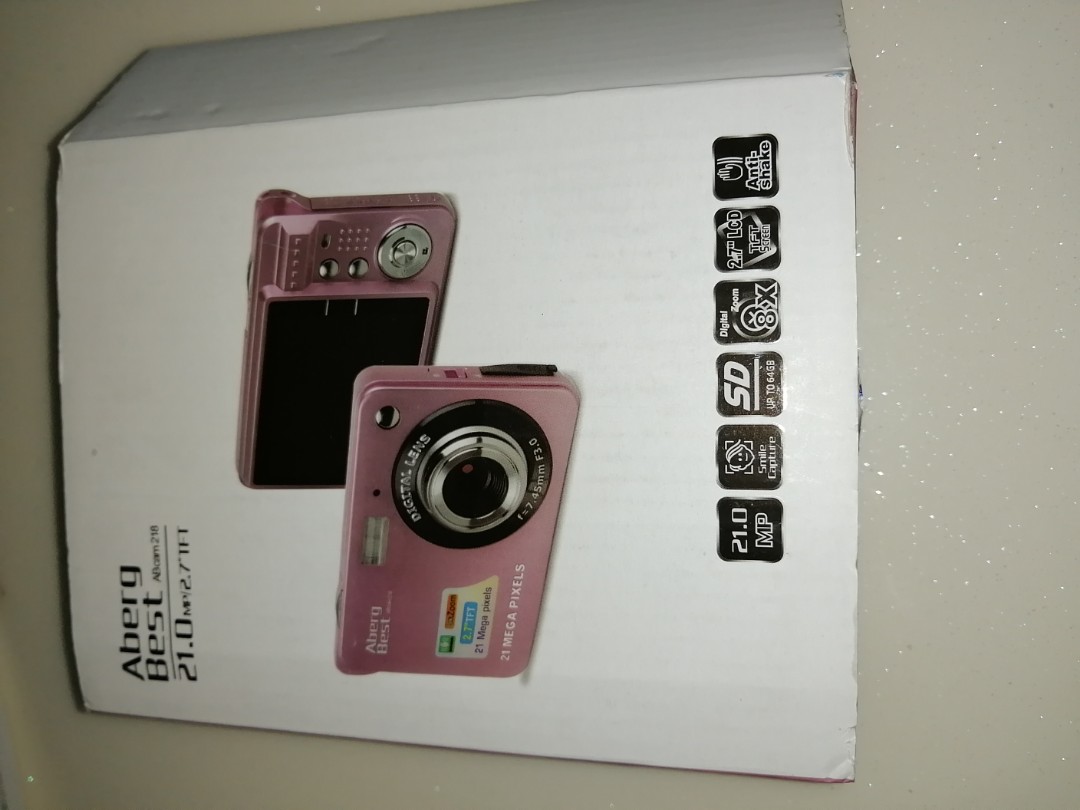 A01 0041 Abergbest 21 Mega Pixels 2 7 Lcd Rechargeable Hd Digital Camera Video Camera Digital Students Cameras Indoor Outdoor For Adult Seniors Kids Photography Cameras Others On Carousell