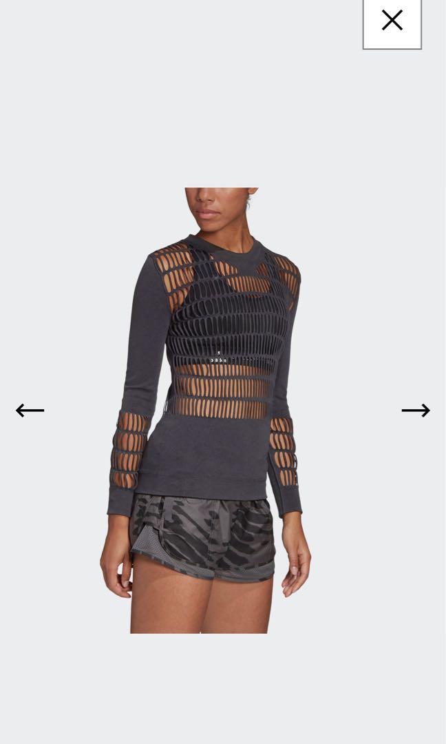 Adidas by Stella McCartney Warp Knit Long Sleeve Top Women s Fashion Activewear on Carousell