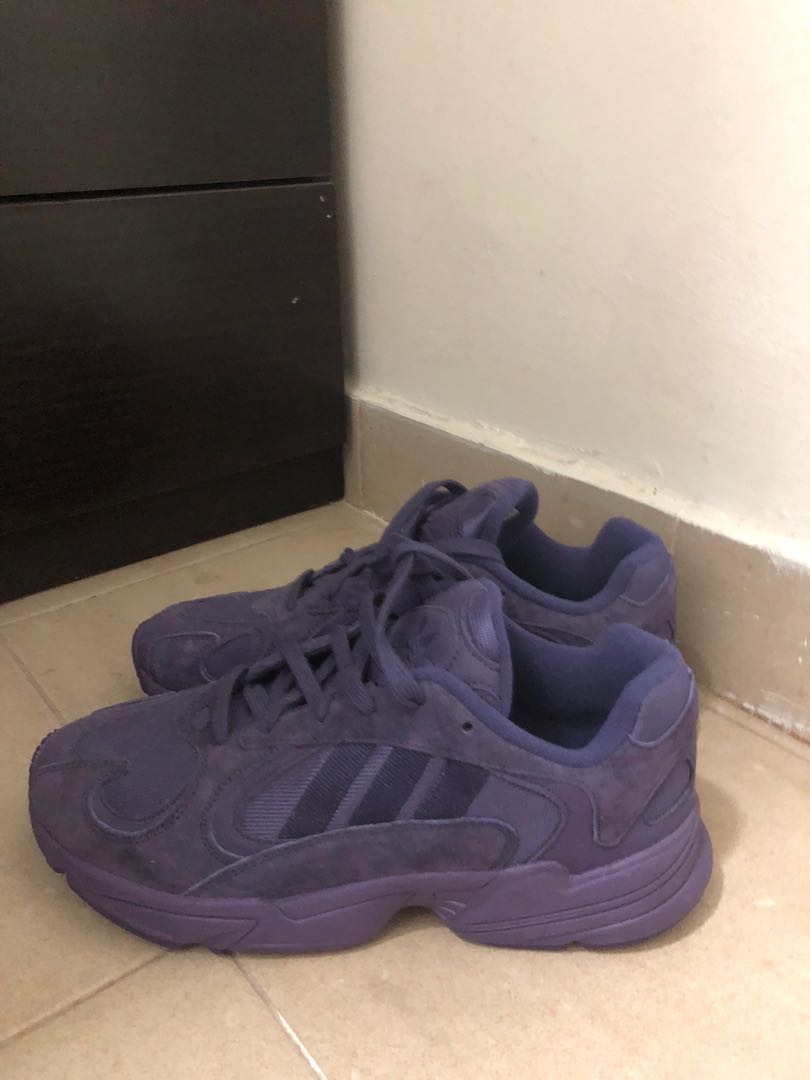 Adidas yung 1 triple purple Men s Fashion Footwear Sneakers on