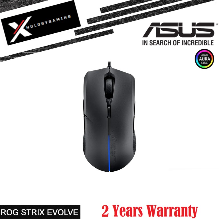 Asus Rog Strix Evolve Aura Rgb Gaming Mouse Electronics Computer Parts Accessories On Carousell