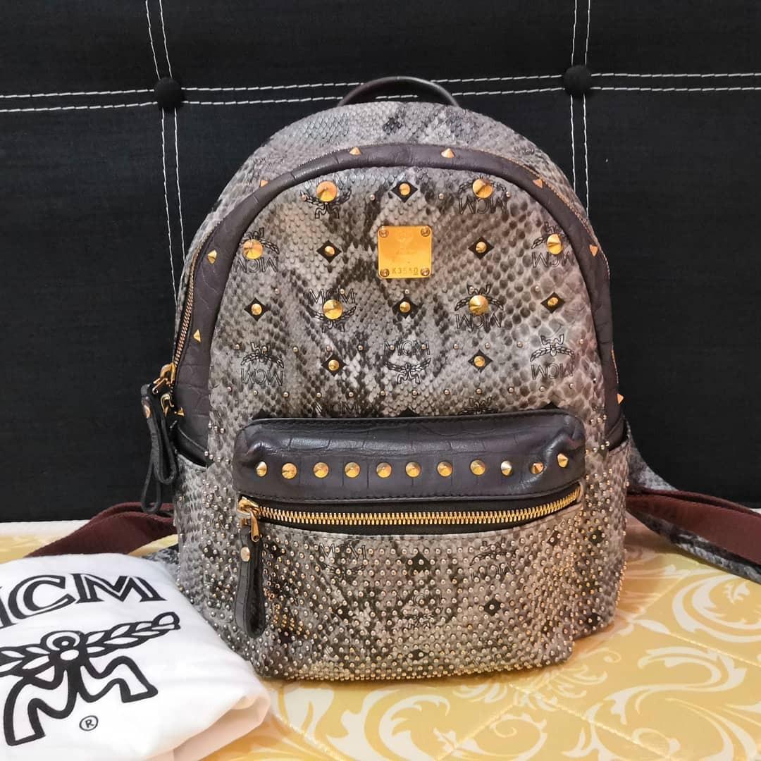 MCM, Bags, Authentic Mcm Backpack From S Korea