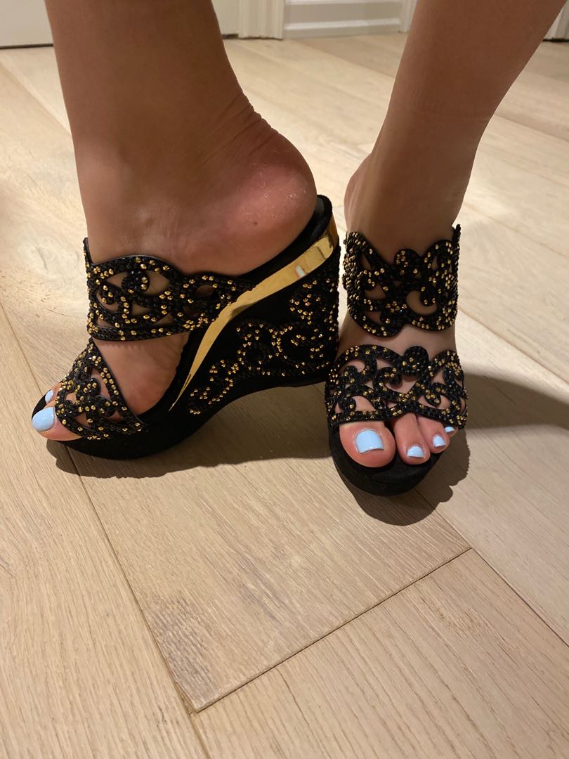 Rene caovilla wedges sale