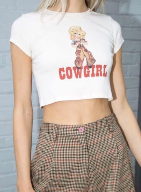 brandy melville cowgirl top