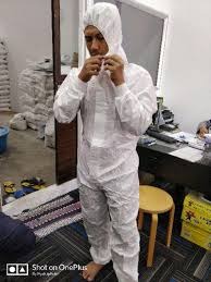 bunny suit coverall chemical suit hazmat