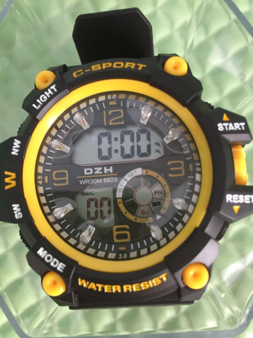 C Sport watch water resistance sport watch