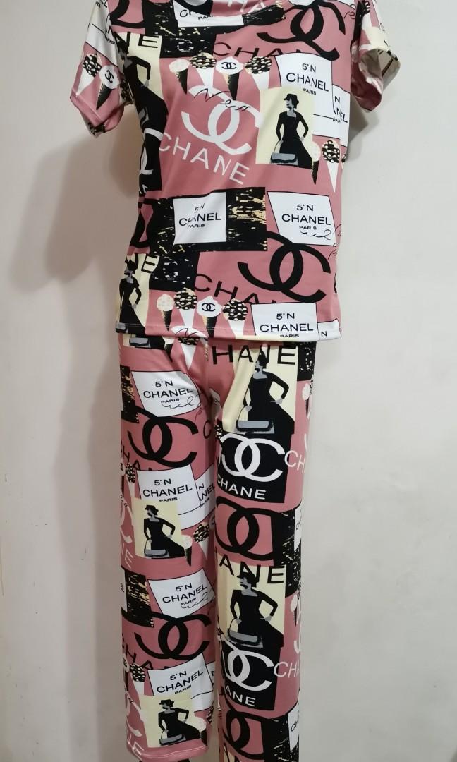 Chanel Old Rose Inspired Terno Pajama Women s Fashion Dresses