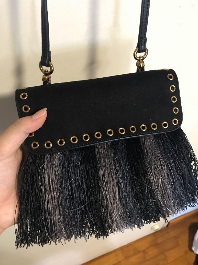 fanny pack with tassels