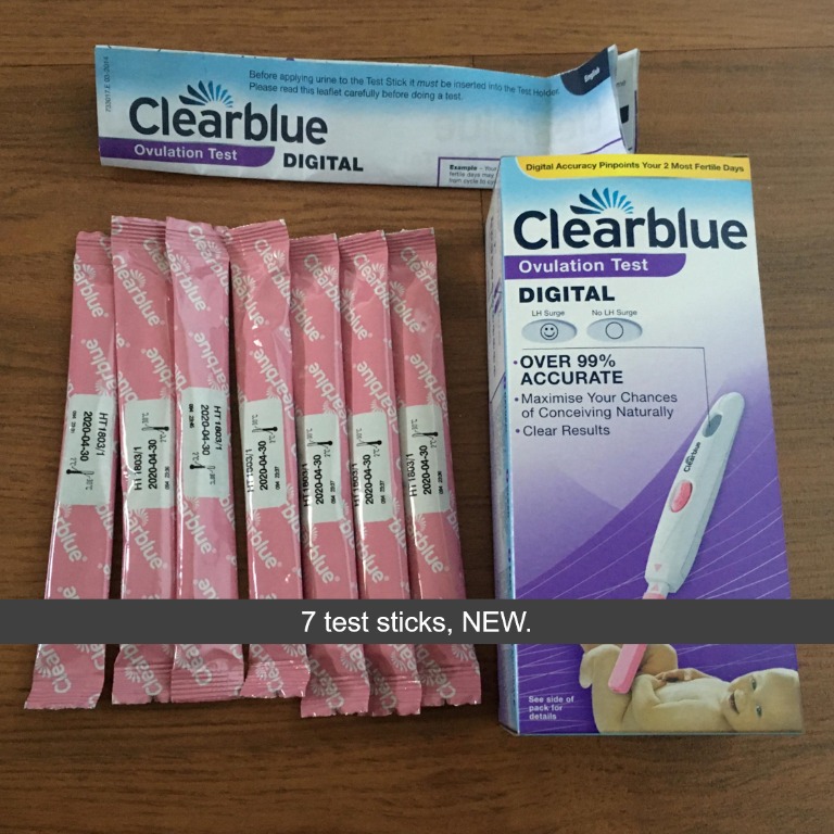 Clearblue Ovulation Test Digital 7 sticks, EXPIRED, Babies & Kids, Maternity Care on Carousell